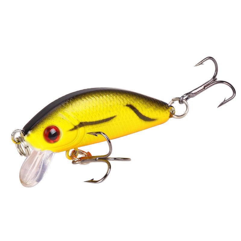 8 Τεμ Minnow Fishing Lure 50mm4.2g Topwater Hard Bait Wobbler Jig Crankbait Κυπρίνος Ριγέ Μπάσο Pesca Είδη Ψαρέματος Swimbait