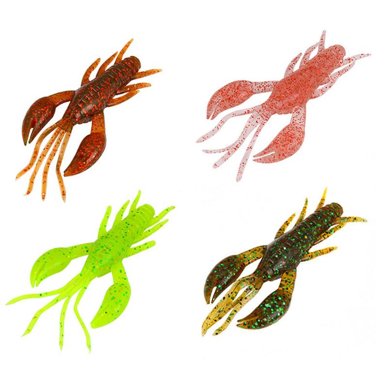 Silicone Shrimp Fishing Lures Silica Gel Artificial Lure Soft Crawfish Bait