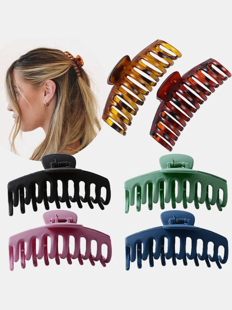 4/6 Τμχ Fashion Casual Hair Clips Αξεσουάρ Μαλλιών