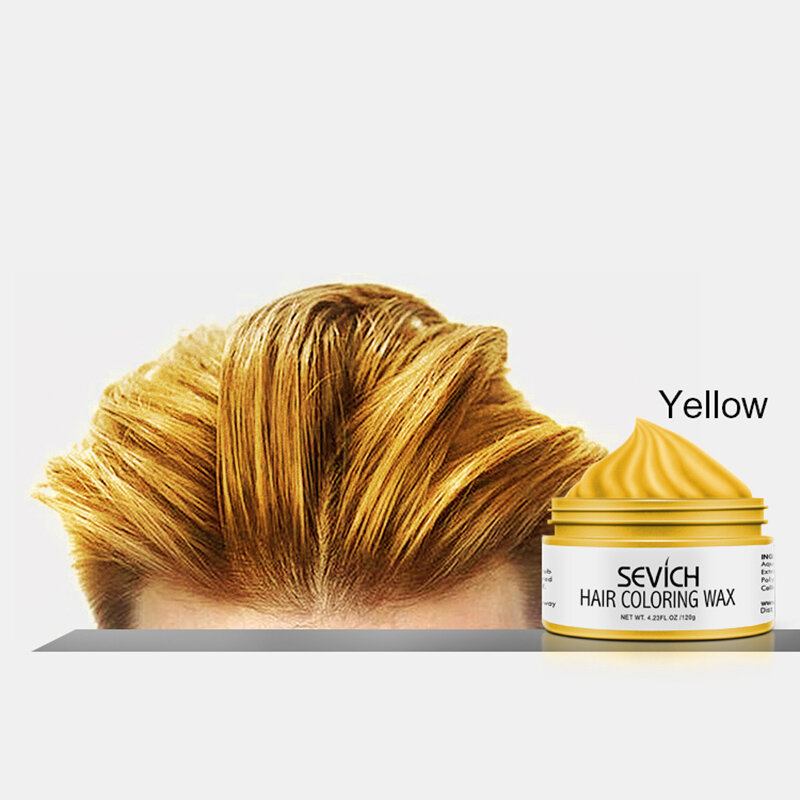 9 Χρώματα Κερί Βαφής Μαλλιών Μιας Χρήσης Unisex Quick Styling Color Clay Hair Diy Dye Cream