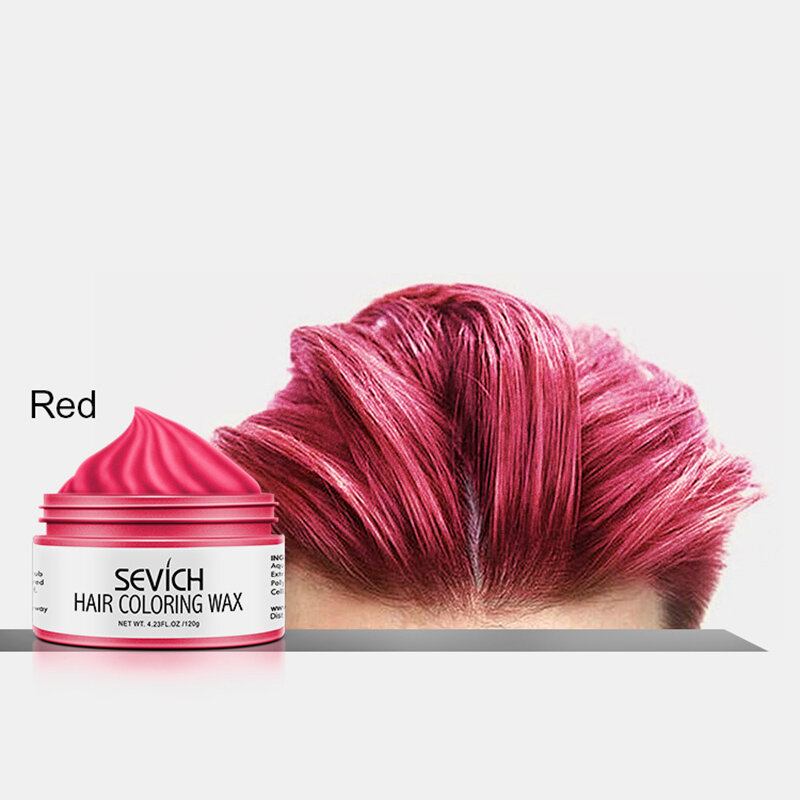 9 Χρώματα Κερί Βαφής Μαλλιών Μιας Χρήσης Unisex Quick Styling Color Clay Hair Diy Dye Cream