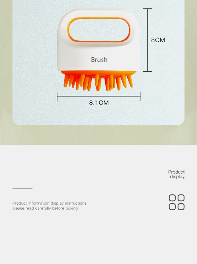 Φορητό Εργαλείο Μασάζ Σιλικόνης Για Καθαρισμό Τριχωτού Της Κεφαλής Για Σαμπουάν Διπλής Χρήσης
