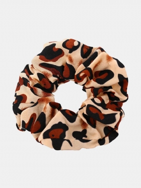 Hair Scrunchies Velvet Scrunchie Ελαστικές Σατέν Κορδέλες Μαλλιών Ακανόνιστες Leopard Ponytail Ties Σχοινί