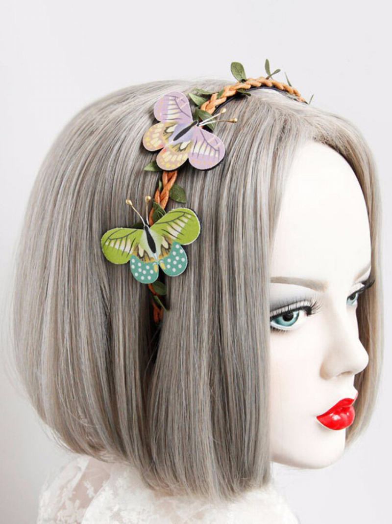 Κοσμήματα Cosplay Vintage Headband Retro Forest Butterfly Tree Vine Jewelry