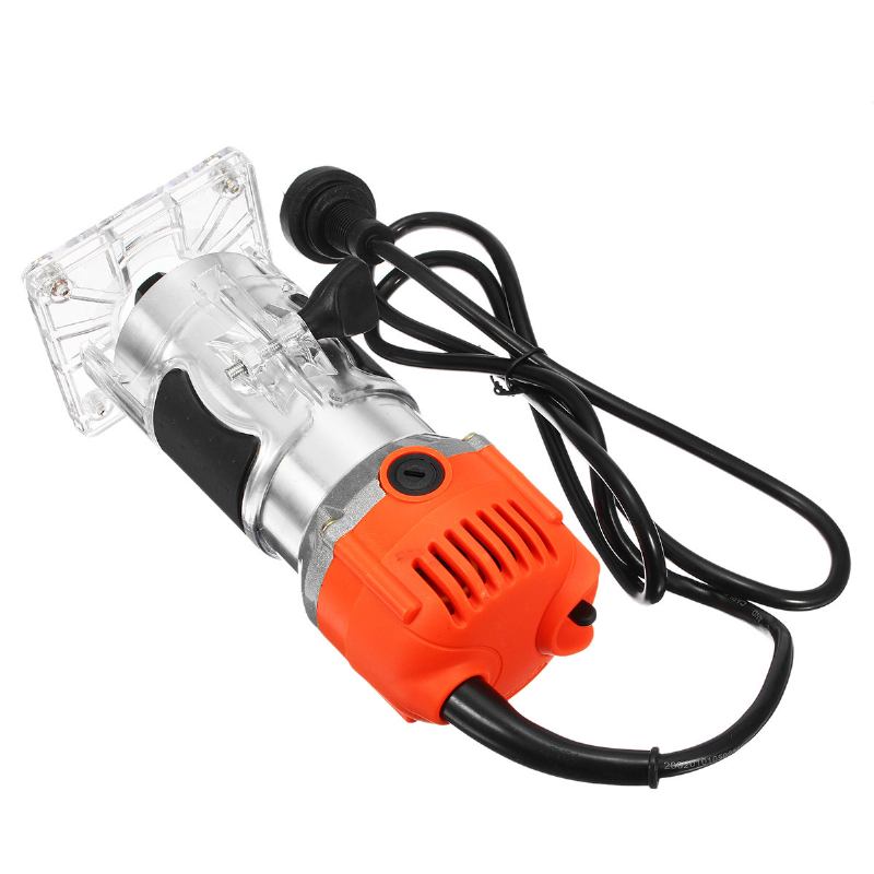 110v 1/4 Ίντσας Ξύλο Laminate Palm Router Electric Hand Trimmer Woodworking Edge Joiners Tool 1200w