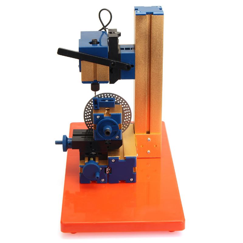 24w Wood Lathe Working Machine Diy Woodworking Mini Rotary Spin Indexing Milling Tool