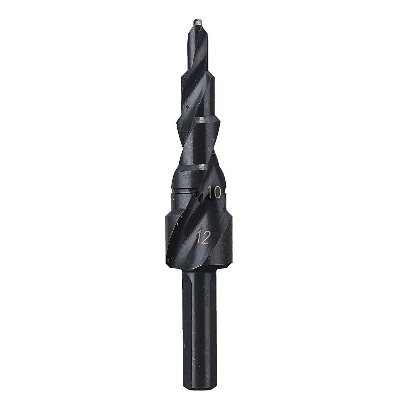 3 Τεμ. 4-12/20/32mm Hss Step Drill Bit Set Tialn Με Επίστρωση Σπειροειδούς Αυλακωτό Κόφτη Οπών