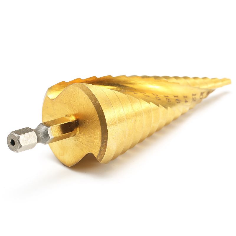 4 Τμχ Τρυπάνι Hss Spiral Grooved Step Drill 3-12/4-12/4-20/4-32mm