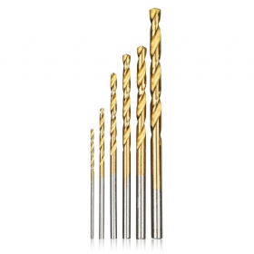 60 Τμχ 1/1.5/2/2.5/3/3.5 Χιλιοστά Hss Titanium Coated Twist Drill Bit Tools