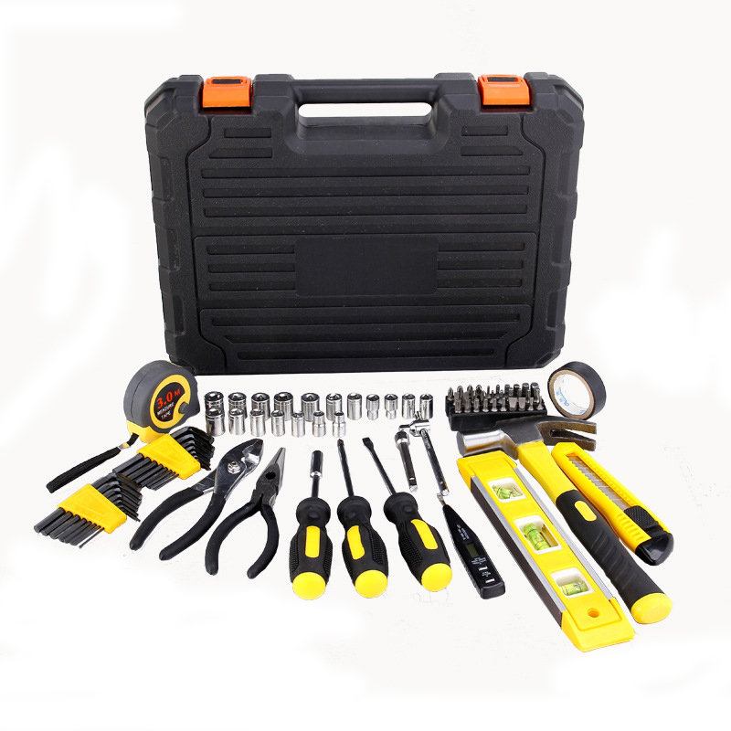 78pcs Essential Household Tool Kit Diy Επισκευή Σπιτιού Εργαλεία Χειρός Κλειδί Καστάνια Κατσαβίδι Πένσα Κουτί Θήκη