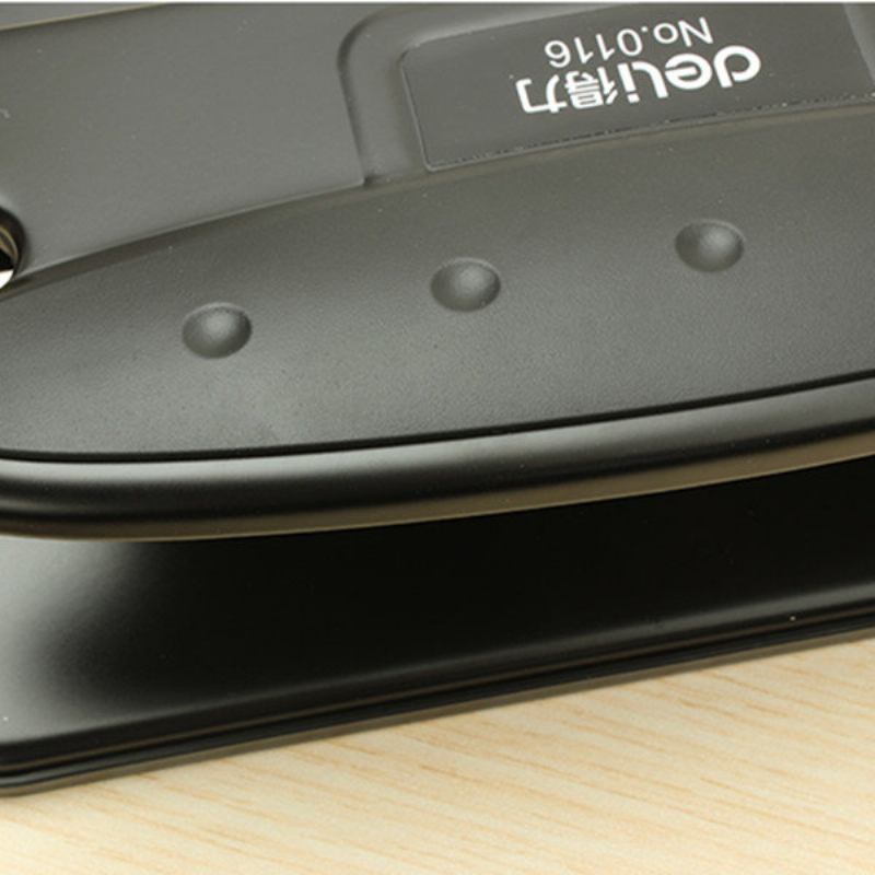 Deli School Office Metal 3-hole Hand Paper Punch Iron Μονότρυπες Από Χαρτί