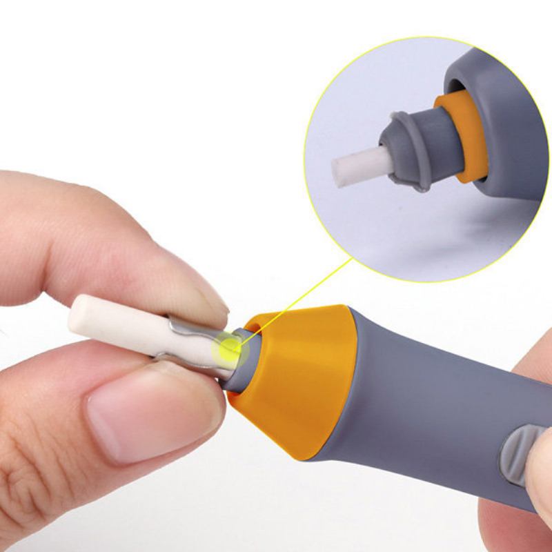 Handy Electric Eraser Kit With Refills Kit For Batterary