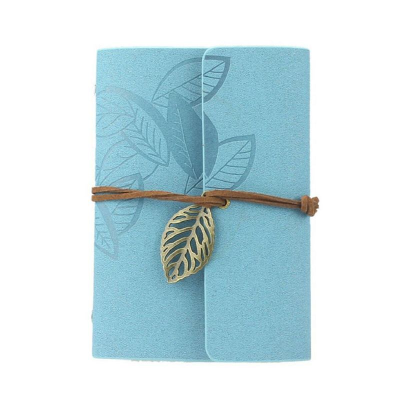 Μαλακό Κάλυμμα Vintage Leaf Leather Blank Kraft Travel Journal Notebook Diary Planner Notepad Παιδικά Δώρα