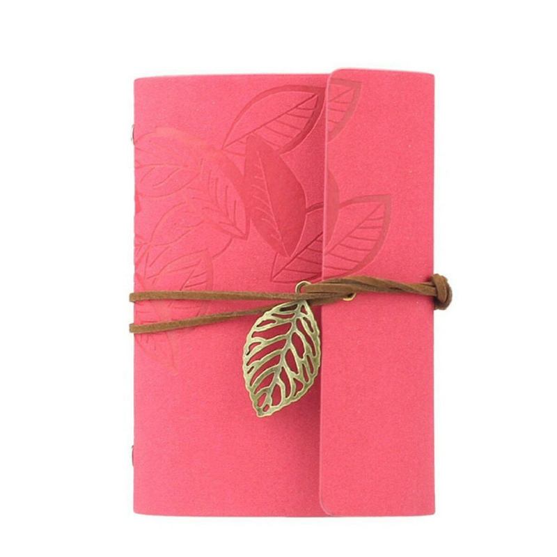 Μαλακό Κάλυμμα Vintage Leaf Leather Blank Kraft Travel Journal Notebook Diary Planner Notepad Παιδικά Δώρα