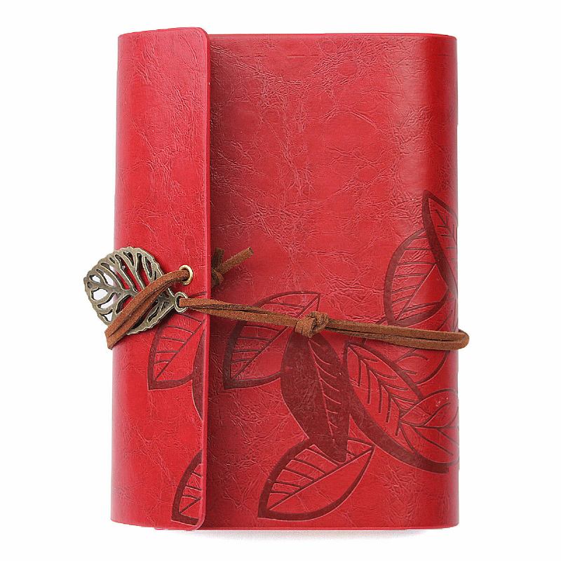 Μαλακό Κάλυμμα Vintage Leaf Leather Blank Kraft Travel Journal Notebook Diary Planner Notepad Παιδικά Δώρα