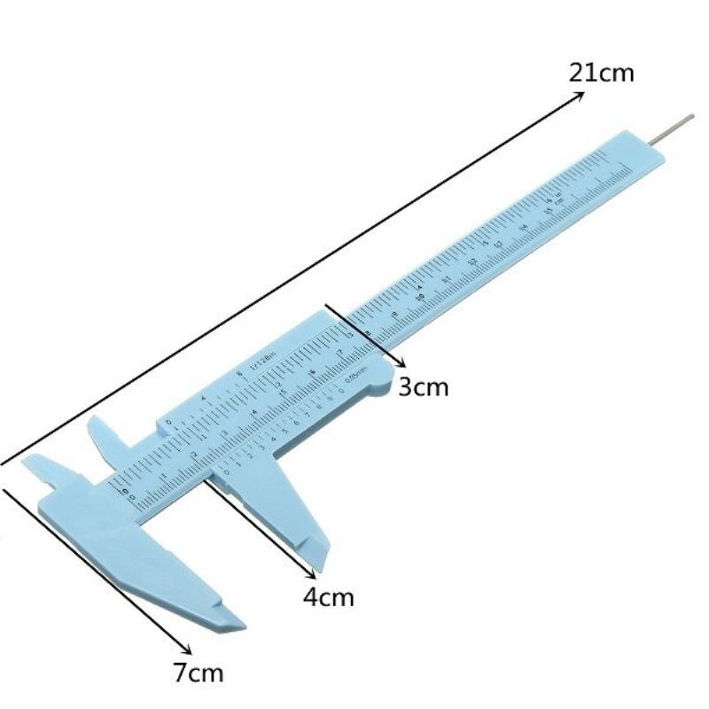 Πλαστική Δαγκάνα 150mm Για Μέτρηση Εργασίας Στο Σπίτι Πολύχρωμες Επιλογές