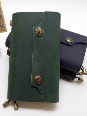 Vintage Notebook Diary Planner Binder Leather Notebooks And Journals Travelers