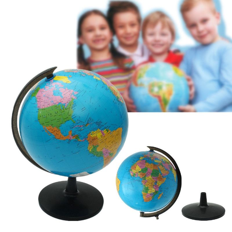 World Globe Atlas Map With Stand For Kids Education Διακόσμηση Σπιτιού Σχολικά Είδη Γραφείου