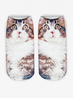 3d Digital Printing Design Animals Υψηλής Ποιότητας Γυναικείες Κάλτσες Βάρκας Κάλτσα Αστράγαλο