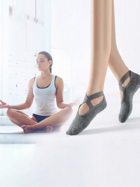 Γυναικείες Αντιολισθητικές Κάλτσες Γιόγκα Από Βαμβακερό Αθλητικό Αποσμητικό Που Απορροφά Τον Ιδρώτα