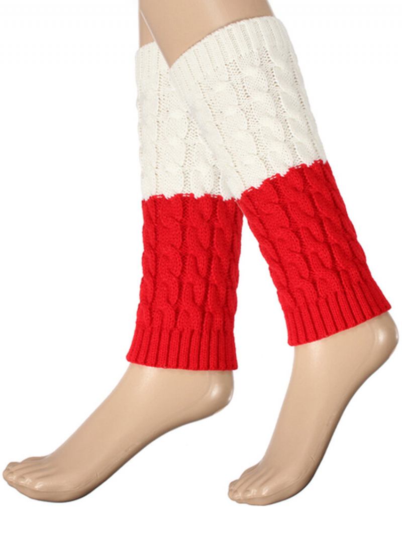 Γυναικείες Knitted Thigh Leg Warmers Socks Κοντές Κάλτσες Για Μπότες Χειμώνα