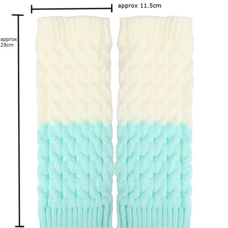 Γυναικείες Knitted Thigh Leg Warmers Socks Κοντές Κάλτσες Για Μπότες Χειμώνα