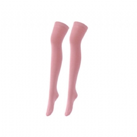 Μονόχρωμο Φωτεινό Μεταξωτό Μακριές Ψηλές Κάλτσες Παχύρρευστες Συν Παχιές Βαμβακερές Λεπτές Και Πάνω Από Το Γόνατο
