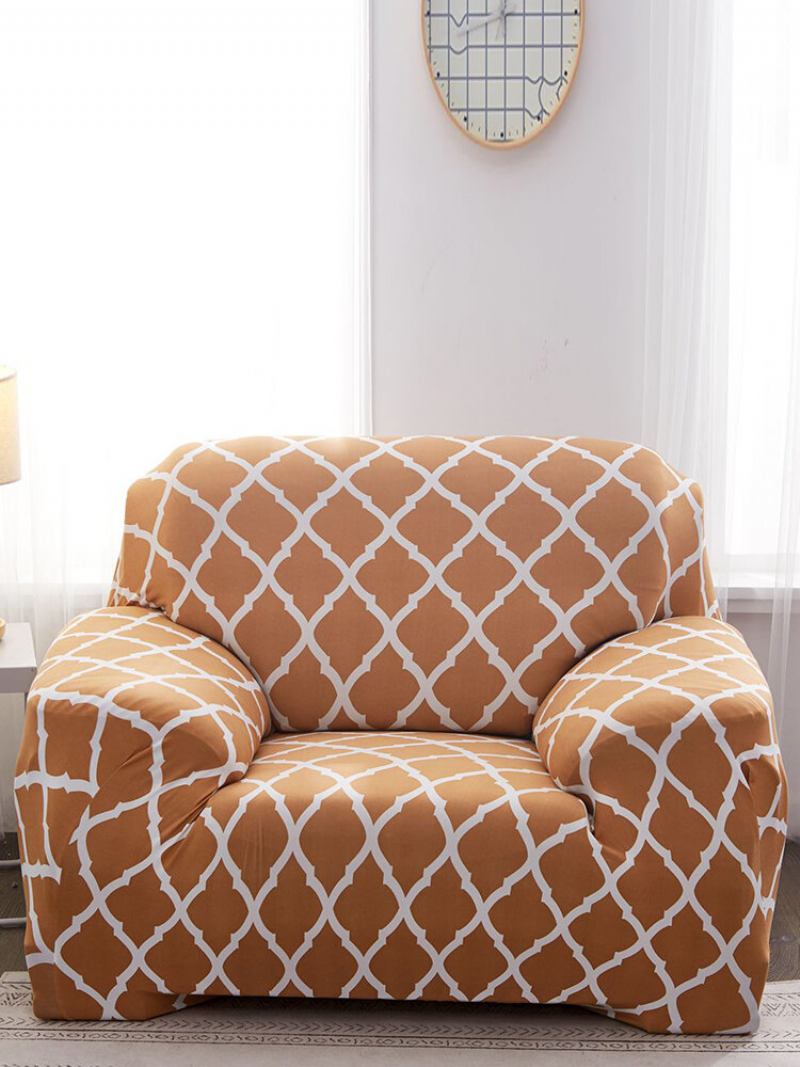 1/2/3/4 Θέσιο Ελαστικό Κάλυμμα Καναπέ Slipcover Settee Stretch Floral Προστατευτικό Καλύμματα Καρέκλας