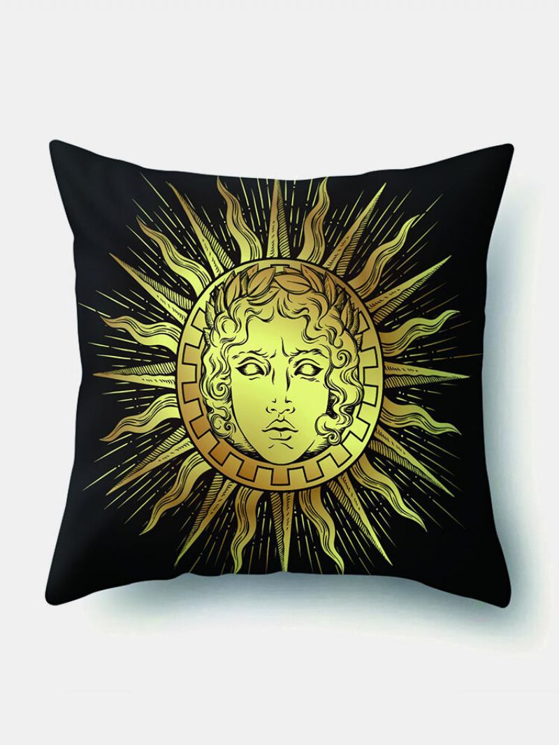 1 Pc Sun Moon Mandala Pattern Μαξιλαροθήκη Ριχτάρι Διακόσμηση Σπιτιού Κάλυμμα Μαξιλαριού Planets