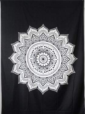 210x148cm Μποέμικο Κάλυμμα Κρεβατιού Indian Ethnic Mandala Κρεμαστό Επίτοιχο Ταπετσαρία Hippie Διακόσμηση Κοιτώνα