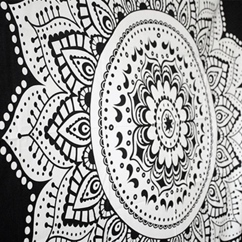 210x148cm Μποέμικο Κάλυμμα Κρεβατιού Indian Ethnic Mandala Κρεμαστό Επίτοιχο Ταπετσαρία Hippie Διακόσμηση Κοιτώνα