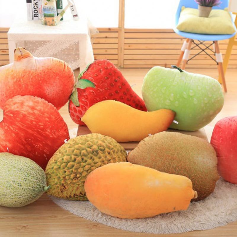 3d Simulation Fruit Pillow Διακοσμητικό Μαξιλάρι Ριχτάρι Με Εσωτερική Διακόσμηση Σπιτιού Emulationa