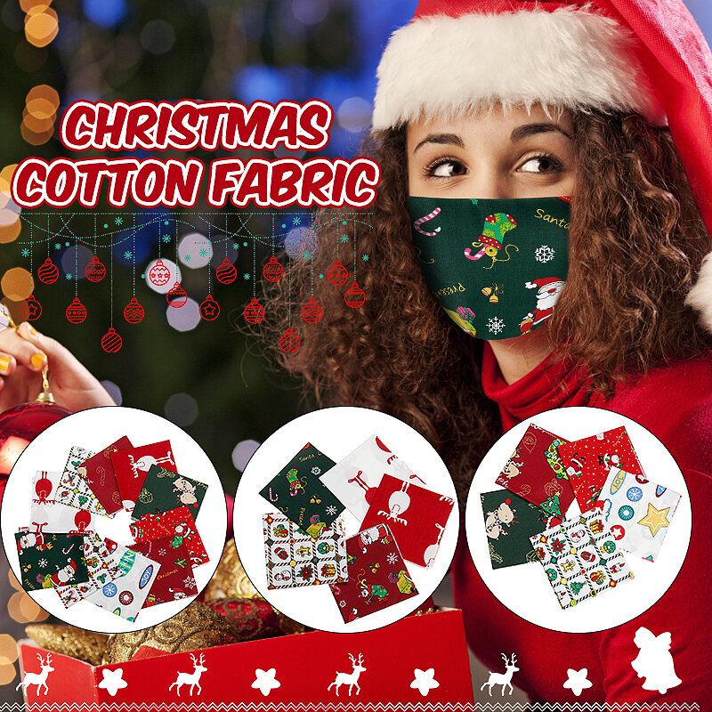 5/10pcs Cartoon Christmas Series Twill Βαμβακερό Ύφασμα Diy Χειροποίητο Patchwork Ραπτικής