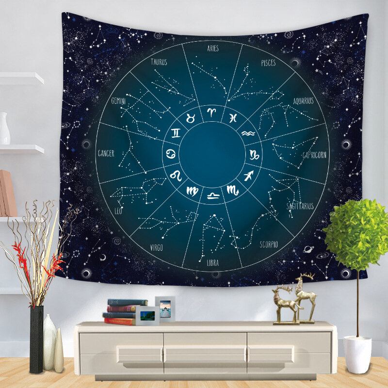 Bohemian Mandala Tarot Constellation Ταπετσαρίες Τοίχου Για Το Σπίτι Σαλόνι Art Decor Πετσέτες Παραλίας