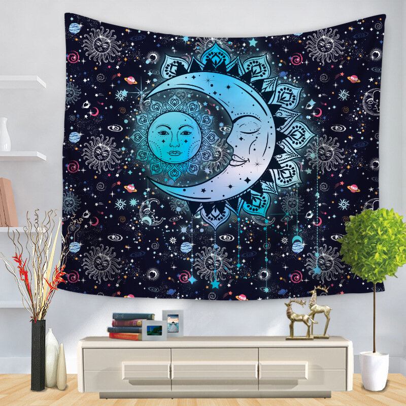 Bohemian Mandala Tarot Constellation Ταπετσαρίες Τοίχου Για Το Σπίτι Σαλόνι Art Decor Πετσέτες Παραλίας