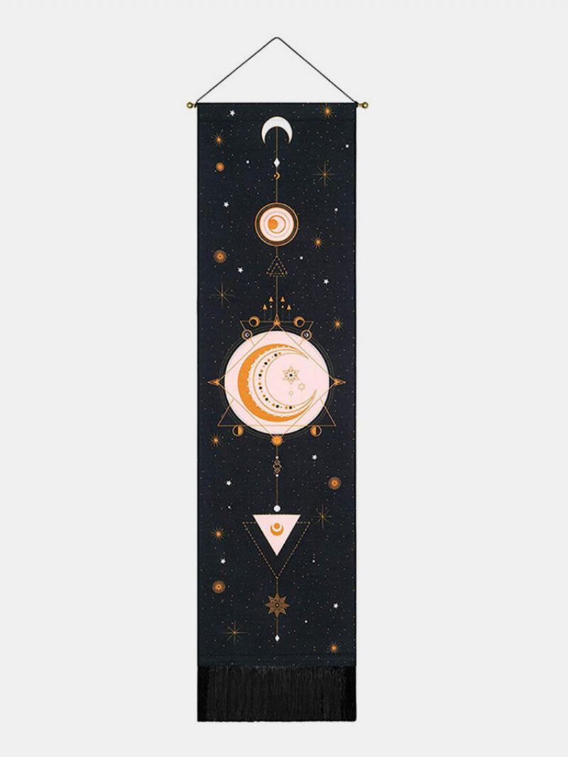 Bohemian Tapestry Moon Phase Pattern Art Διακόσμηση Σπιτιού Σαλόνι Υπνοδωματίου