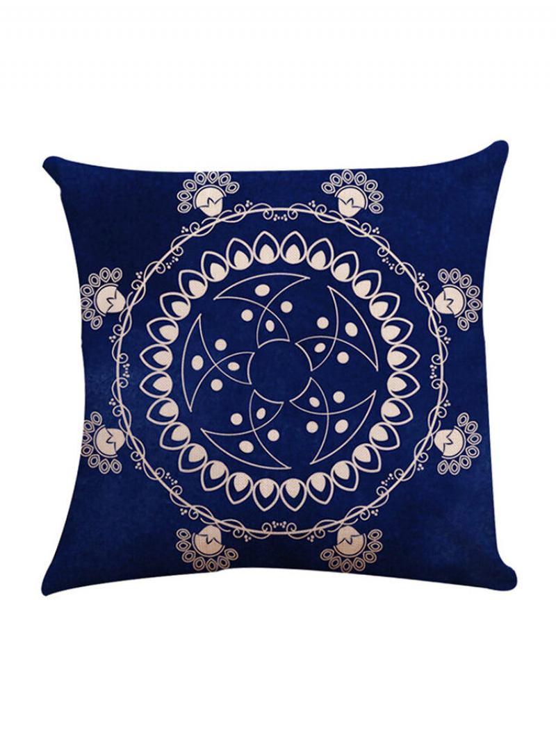 Bohemian Tarot Mandala Abstract Style Throw Θήκη Μαξιλαριού Λινό Βαμβακερό Κάλυμμα Καναπέ Γραφείου Σπιτιού