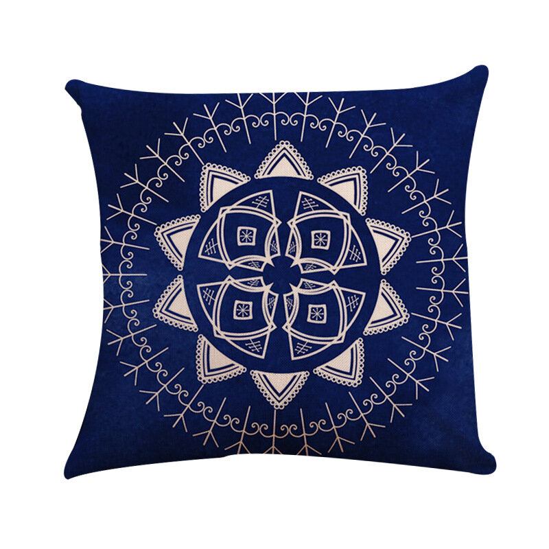 Bohemian Tarot Mandala Abstract Style Throw Θήκη Μαξιλαριού Λινό Βαμβακερό Κάλυμμα Καναπέ Γραφείου Σπιτιού