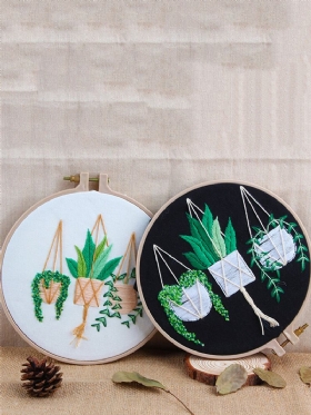 Circle Diy Kitbroidery Kit Χειροποίητο Σετ Σταυροβελονιά Για Αρχάριους Ραπτοτεχνία