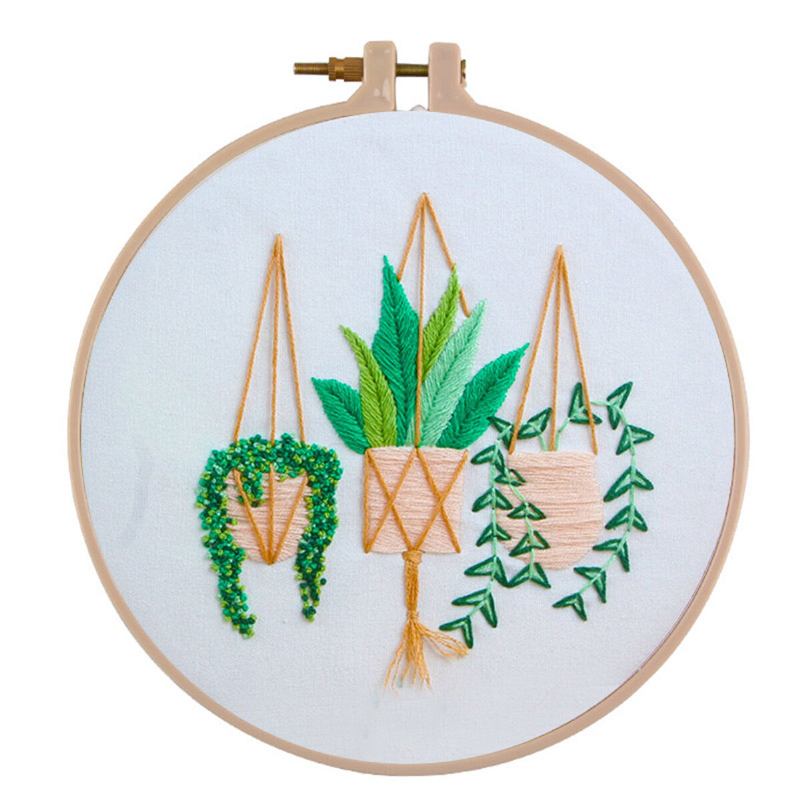 Circle Diy Kitbroidery Kit Χειροποίητο Σετ Σταυροβελονιά Για Αρχάριους Ραπτοτεχνία