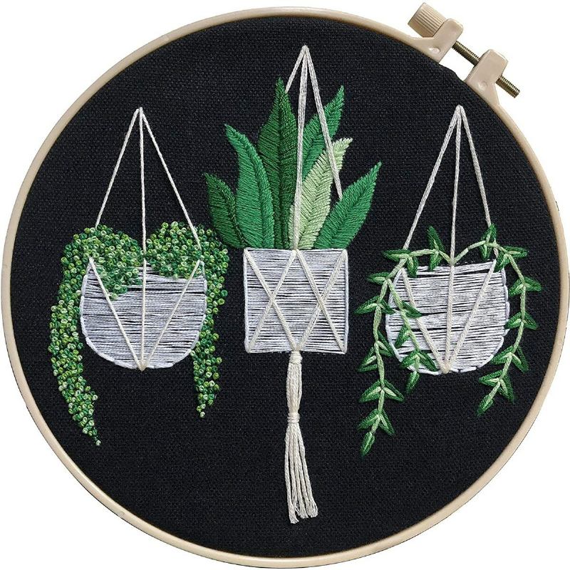 Circle Diy Kitbroidery Kit Χειροποίητο Σετ Σταυροβελονιά Για Αρχάριους Ραπτοτεχνία