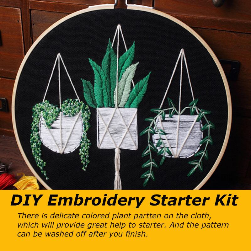 Circle Diy Kitbroidery Kit Χειροποίητο Σετ Σταυροβελονιά Για Αρχάριους Ραπτοτεχνία