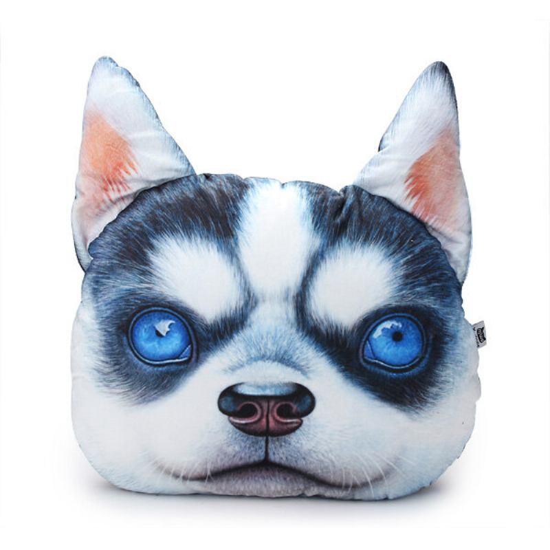 Creative 3d Dog Cat Throw Μαξιλάρια Βελούδινα Meow Star Μαξιλάρι Καναπέ-κρεβάτι 2 Μεγεθών