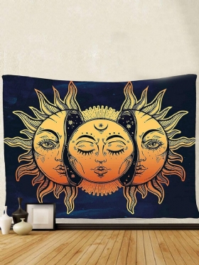 Διακοσμητικό Κάλυμμα Κρεβατιού Bohemian Tapestry Moon And Sun