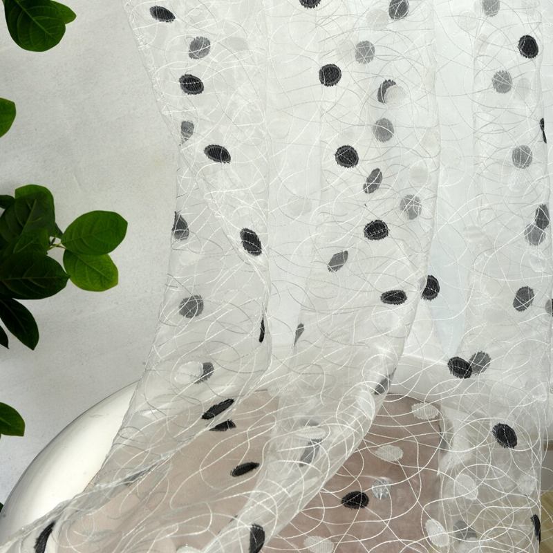 Fashion Bird Nest Voile Πάνελ Κουρτινών Πόρτας Διαιρέτης Δωματίου Διαφανής Κουρτίνα Διακόσμηση Σπιτιού