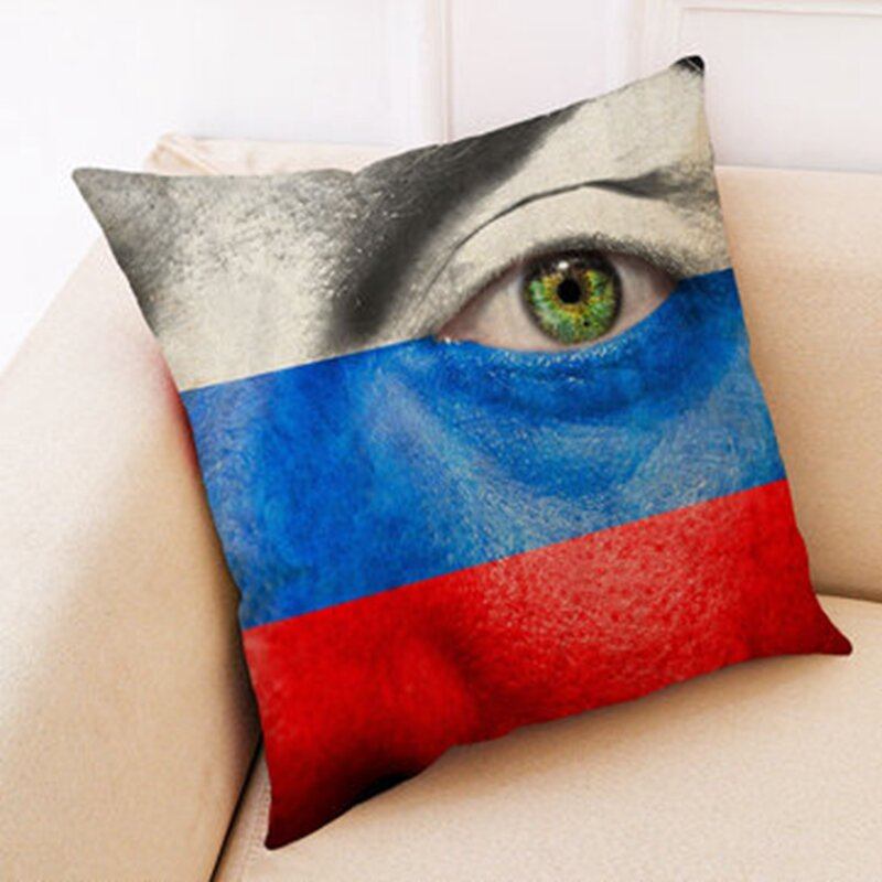 Honana Bx The World Cups 2023 Cotton Cushion Case Eye National Flag Κάλυμμα Μαξιλαριού