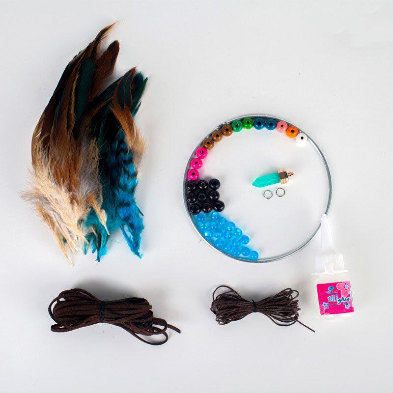 Ins Style Dream-catcher Diy Χειροποίητο Κιτ Πλεκτομηχανές Για Αρχάριους Κρεμαστό Τελειωμένο Dreamcatcher