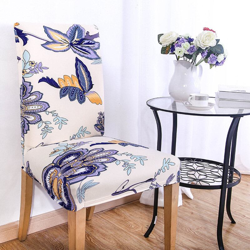 Kcasa Wx-pp3 Elegant Flower Elastic Stretch Κάλυμμα Καθίσματος Τραπεζαρίας Σπίτι Διακόσμηση Γάμου