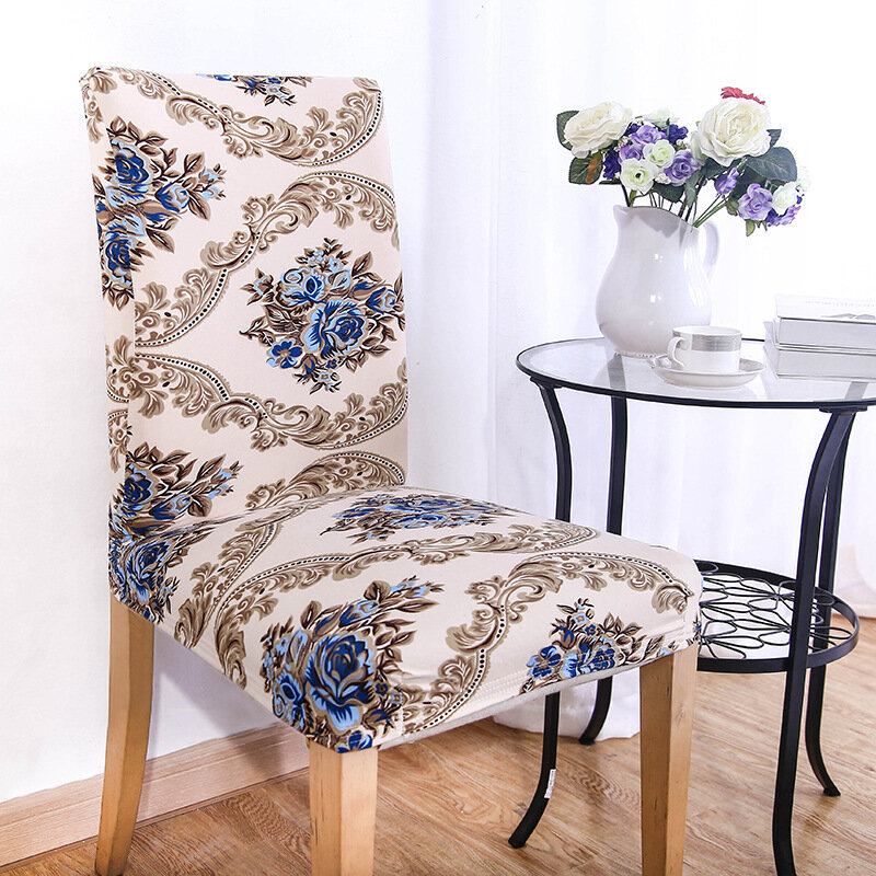 Kcasa Wx-pp3 Elegant Flower Elastic Stretch Κάλυμμα Καθίσματος Τραπεζαρίας Σπίτι Διακόσμηση Γάμου