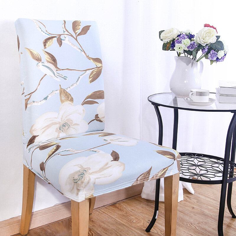 Kcasa Wx-pp3 Elegant Flower Elastic Stretch Κάλυμμα Καθίσματος Τραπεζαρίας Σπίτι Διακόσμηση Γάμου